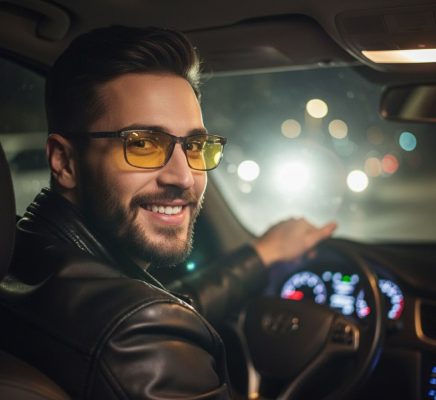 Blendfreies Autofahren bei Nacht